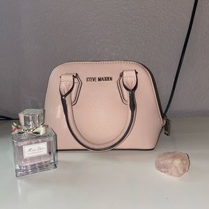 steve madden baby pink handbag